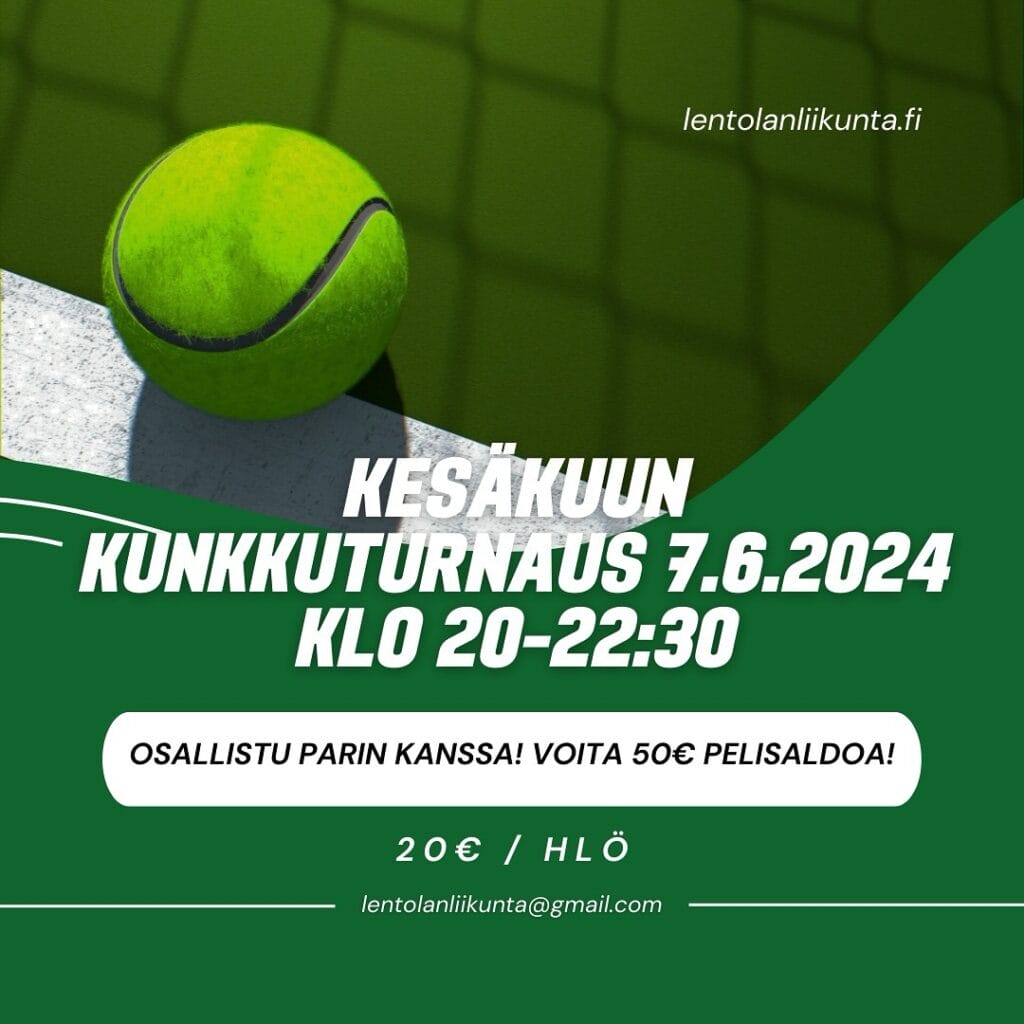 Kesäkuun padel-kunkkuturnaus Lentola. Kangasala