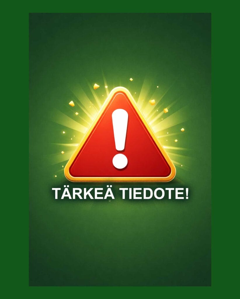 Lentolan Liikunta. Tärkeä tiedote